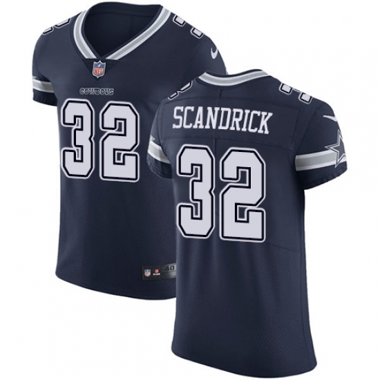 Men's Nike Dallas Cowboys 32 Orlando Scandrick Navy Blue Team Color Vapor Untouchable Elite Player NFL Jersey