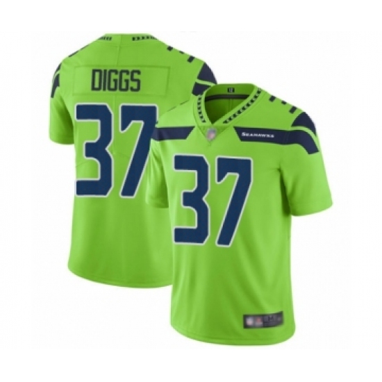 Youth Seattle Seahawks 37 Quandre Diggs Limited Green Rush Vapor Untouchable Football Jersey