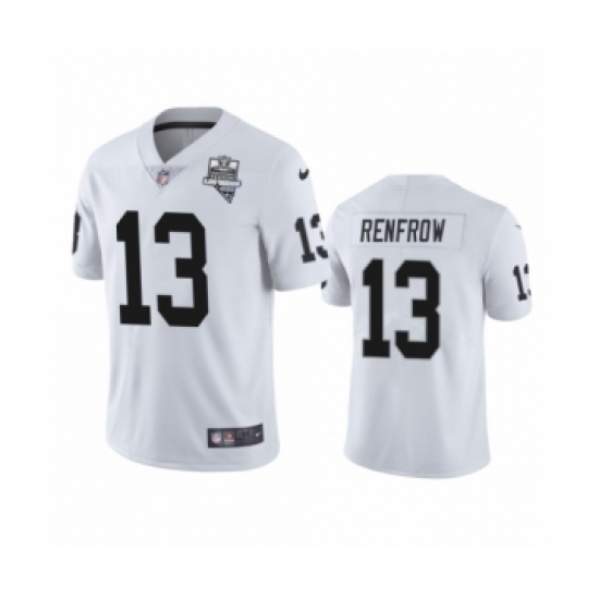 Youth Oakland Raiders 13 Hunter Renfrow White 2020 Inaugural Season Vapor Limited Jersey