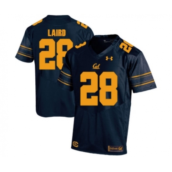 California Golden Bears 28 Patrick Laird Navy College Football Jersey