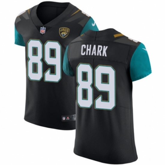 Men's Nike Jacksonville Jaguars 89 DJ Chark Black Alternate Vapor Untouchable Elite Player NFL Jersey