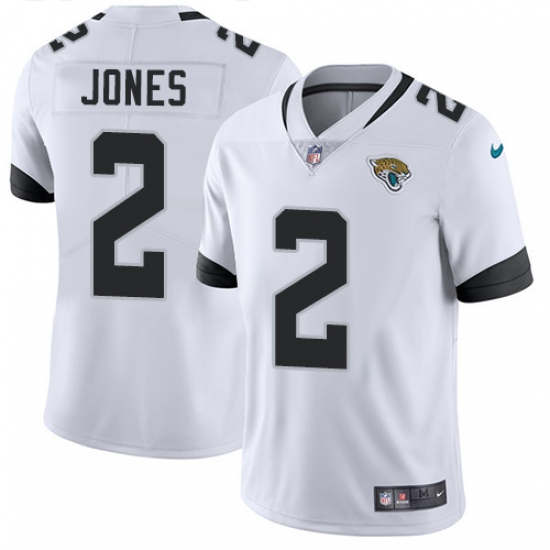 Men's Nike Jacksonville Jaguars 2 Landry Jones White Vapor Untouchable Limited Player NFL Jersey