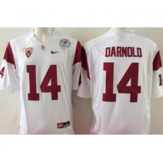 USC Trojans 14 Sam Darnold White College Football Jersey