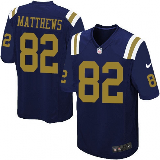 Youth Nike New York Jets 82 Rishard Matthews Limited Navy Blue Alternate NFL Jersey