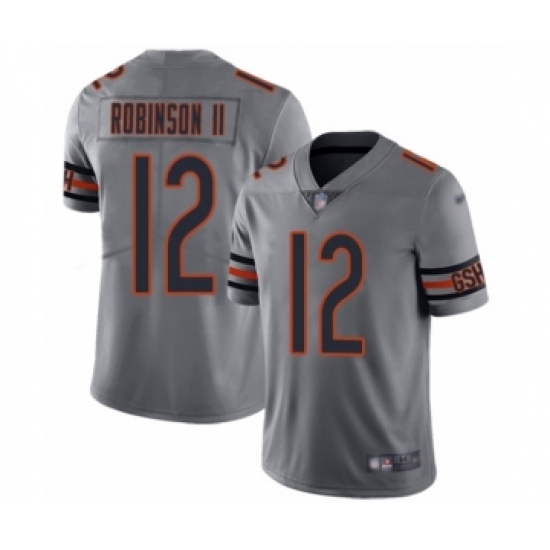 Youth Chicago Bears 12 Allen Robinson Limited Silver Inverted Legend Football Jersey