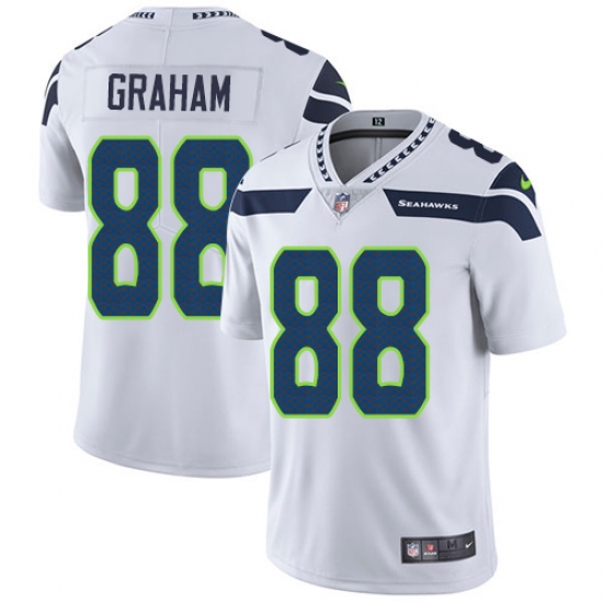 Youth Nike Seattle Seahawks 88 Jimmy Graham White Vapor Untouchable Limited Player NFL Jersey