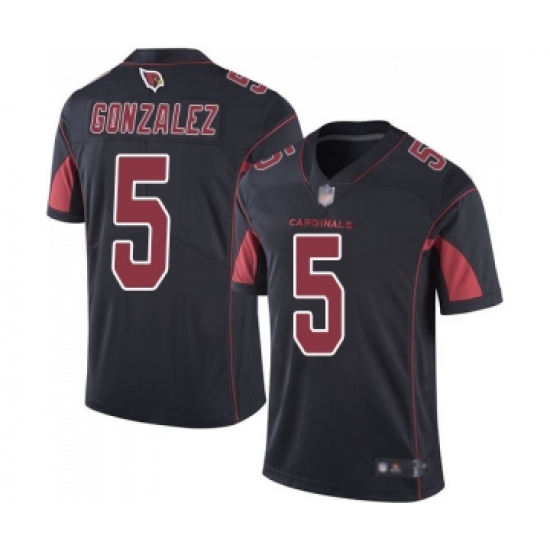 Men's Arizona Cardinals 5 Zane Gonzalez Limited Black Rush Vapor Untouchable Football Jersey