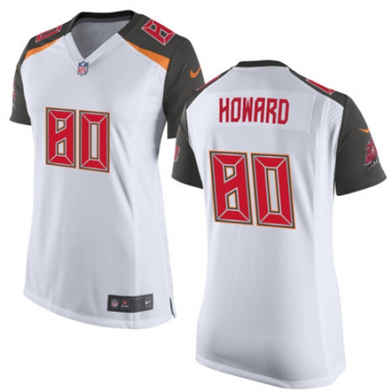 Women's Nike Tampa Bay Buccaneers 80 O. J. Howard Game White NFL Jersey