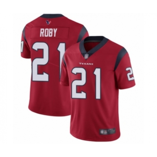 Men's Houston Texans 21 Bradley Roby Red Alternate Vapor Untouchable Limited Player Football Jersey