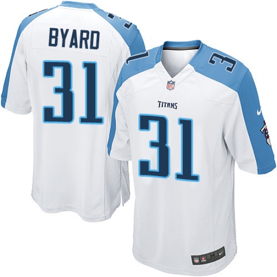 Men's Nike Tennessee Titans 31 Kevin Byard Game White NFL Jersey