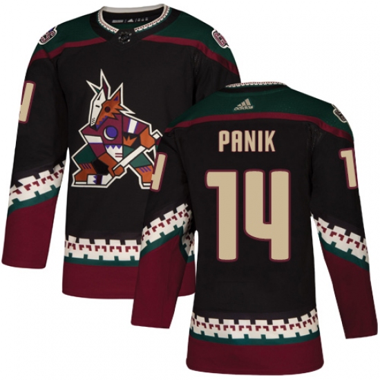 Youth Adidas Arizona Coyotes 14 Richard Panik Authentic Black Alternate NHL Jersey