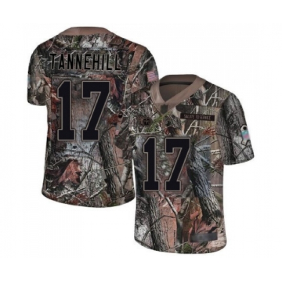 Youth Tennessee Titans 17 Ryan Tannehill Limited Camo Rush Realtree Football Jersey