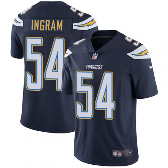 Men's Nike Los Angeles Chargers 54 Melvin Ingram Navy Blue Team Color Vapor Untouchable Limited Player NFL Jersey