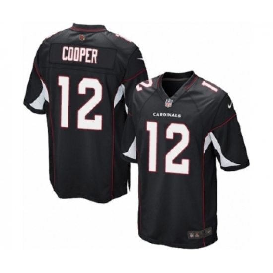 Men's Nike Arizona Cardinals 12 Pharoh Cooper Game Black Alternate NFL Jersey