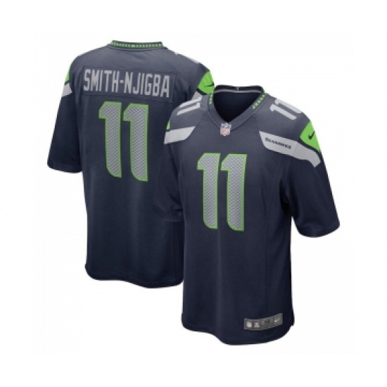 Nike Seattle Seahawks 11 Jaxon Smith Njigba Navy 2023 NFL Draft Vapor Limited Jersey