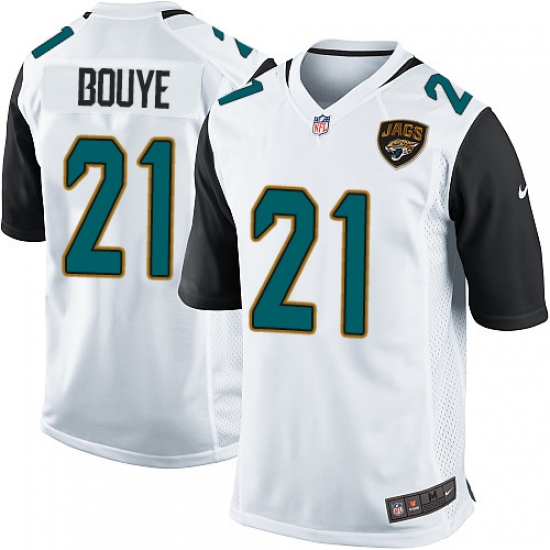 Men's Nike Jacksonville Jaguars 21 A.J. Bouye Game White NFL Jersey