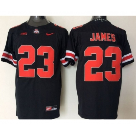 Ohio State Buckeyes 23 Lebron James Black College Football Jersey