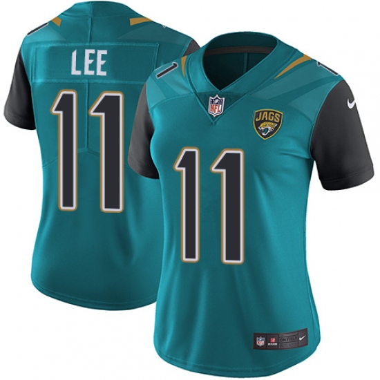 Women's Nike Jacksonville Jaguars 11 Marqise Lee Elite Teal Green Team Color NFL Jersey