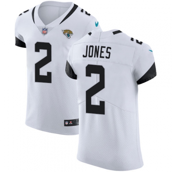 Men's Nike Jacksonville Jaguars 2 Landry Jones White Vapor Untouchable Elite Player NFL Jersey