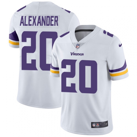 Youth Nike Minnesota Vikings 20 Mackensie Alexander White Vapor Untouchable Limited Player NFL Jersey