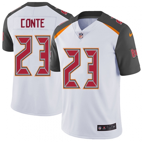 Youth Nike Tampa Bay Buccaneers 23 Chris Conte Elite White NFL Jersey