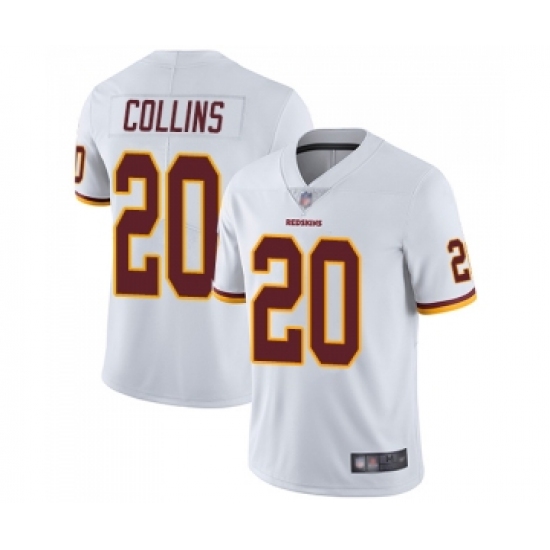 Men's Washington Redskins 20 Landon Collins White Vapor Untouchable Limited Player Football Jersey