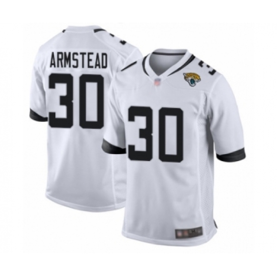 Men's Jacksonville Jaguars 30 Ryquell Armstead Game White Football Jersey