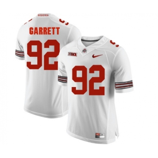 Ohio State Buckeyes 92 Haskell Garrett White College Football Jersey