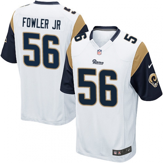 Men's Nike Los Angeles Rams 56 Dante Fowler Jr Game White NFL Jersey