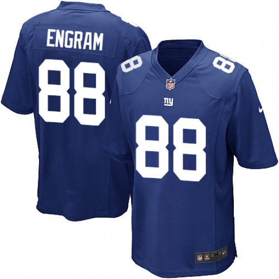 Men's Nike New York Giants 88 Evan Engram Game Royal Blue Team Color NFL Jersey