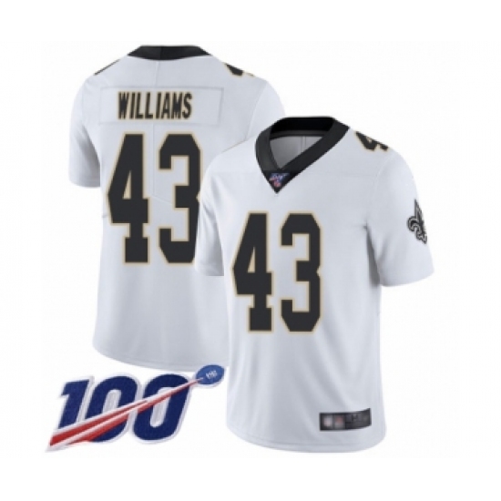 Men's New Orleans Saints 53 A.J. Klein Limited Gold Inverted Legend 100th Season Football Jersey