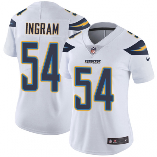 Women's Nike Los Angeles Chargers 54 Melvin Ingram White Vapor Untouchable Limited Player NFL Jersey