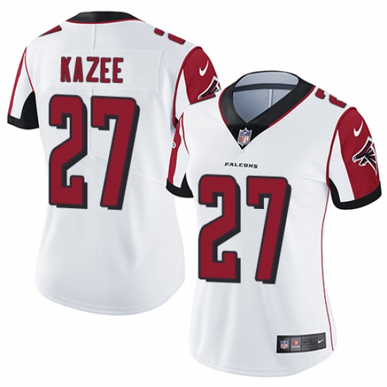 Women Nike Atlanta Falcons 27 Damontae Kazee White Vapor Untouchable Limited Player NFL Jersey