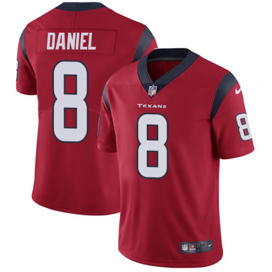 Men's Nike Houston Texans 8 Trevor Daniel Red Alternate Vapor Untouchable Limited Player NFL Jersey