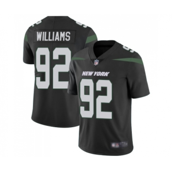 Youth New York Jets 92 Leonard Williams Black Alternate Vapor Untouchable Limited Player Football Jersey