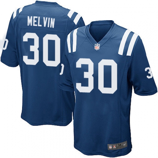 Men's Nike Indianapolis Colts 30 Rashaan Melvin Game Royal Blue Team Color NFL Jersey