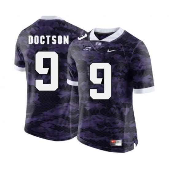 TCU Horned Frogs 9 Josh Doctson Purple College Football Limited Jersey