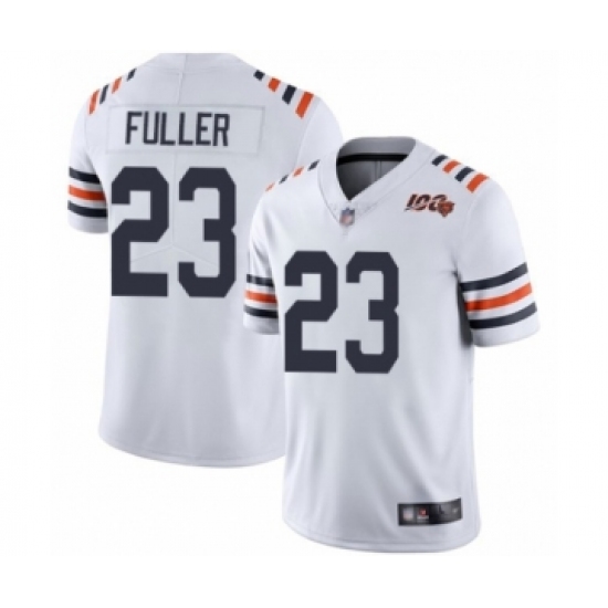 Men's Chicago Bears 23 Kyle Fuller White 100th Season Limited Football Jersey