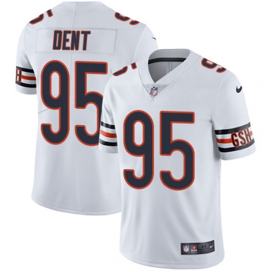 Men's Nike Chicago Bears 95 Richard Dent White Vapor Untouchable Limited Player NFL Jersey