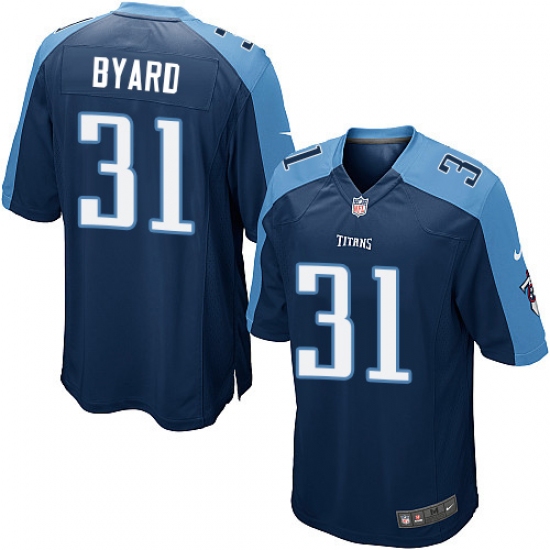 Men's Nike Tennessee Titans 31 Kevin Byard Game Navy Blue Alternate NFL Jersey