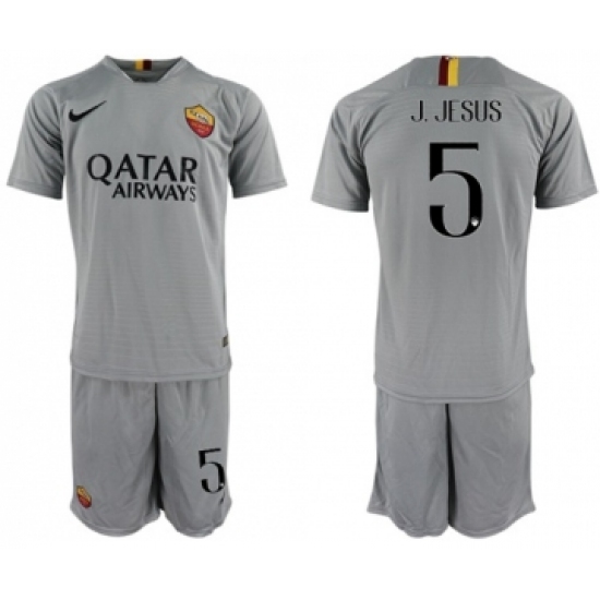 Roma 5 J.Jesus Away Soccer Club Jersey