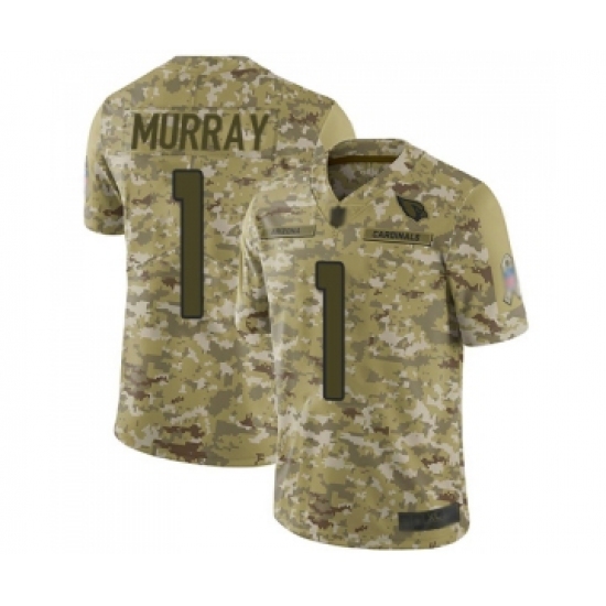 Men's Arizona Cardinals 1 Kyler Murray Limited Camo 2018 Salute to Service Football Jersey