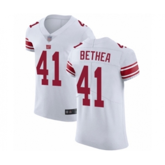 Men's New York Giants 41 Antoine Bethea White Vapor Untouchable Elite Player Football Jersey