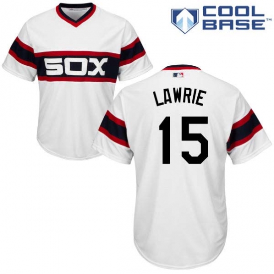 Men's Majestic Chicago White Sox 10 Yoan Moncada Replica White 2013 Alternate Home Cool Base MLB Jersey