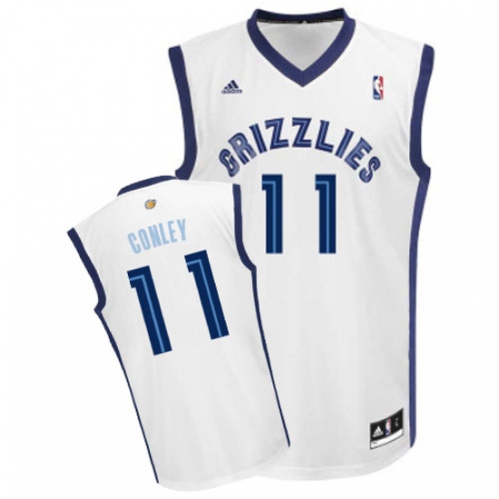 Men's Adidas Memphis Grizzlies 11 Mike Conley Swingman White Home NBA Jersey
