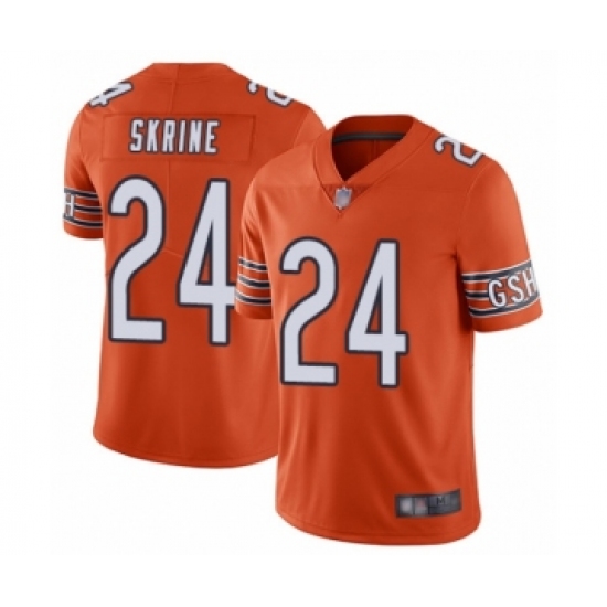 Men's Chicago Bears 24 Buster Skrine Orange Alternate Vapor Untouchable Limited Player Football Jersey