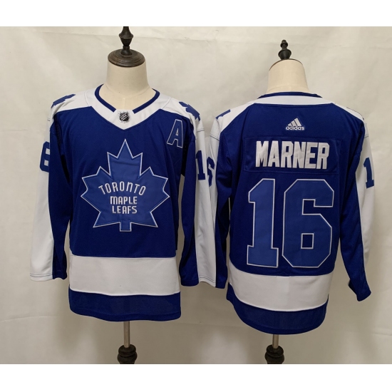 Men's Toronto Maple Leafs 16 Mitchell Marner Blue 2020-21 Special Edition Breakaway Player Jersey