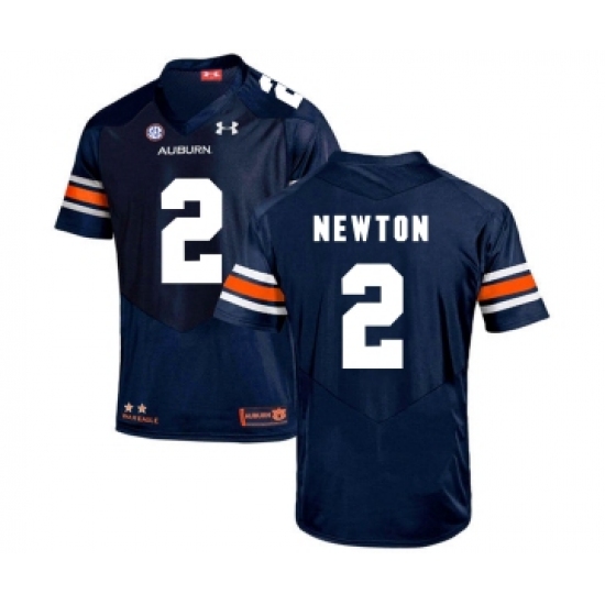 Auburn Tigers 2 Cam Newton Navy College Football Jersey