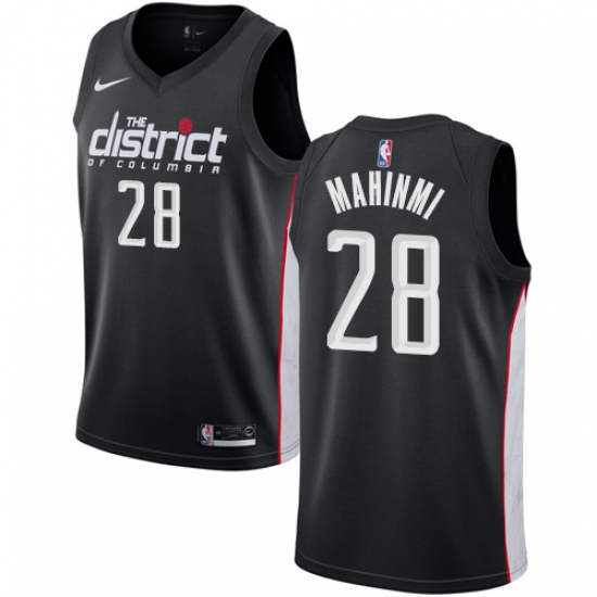 Women's Nike Washington Wizards 28 Ian Mahinmi Swingman Black NBA Jersey - City Edition