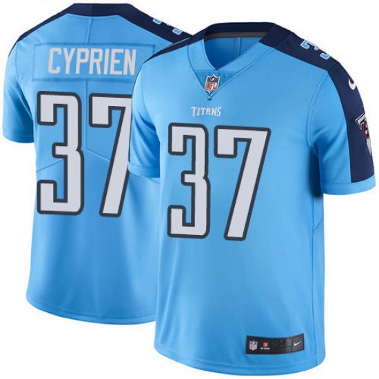 Youth Nike Tennessee Titans 37 Johnathan Cyprien Light Blue Team Color Vapor Untouchable Limited Player NFL Jersey